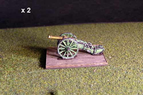 6lb French Gun x 2 models.