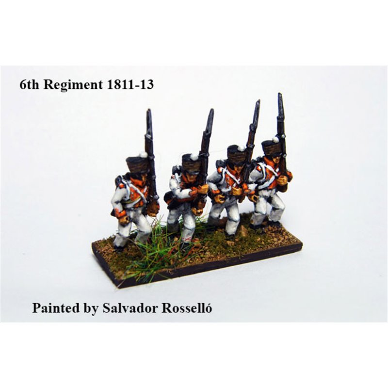 Neapolitan Line Infantry March Attack