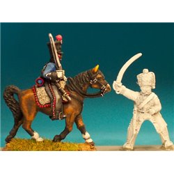 French Line Hussars Pre 1812, charging