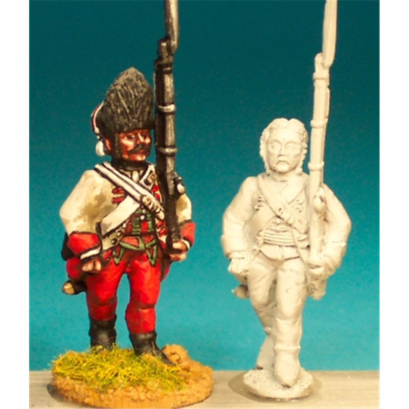 Hungarian Grenadiers standing musket upright