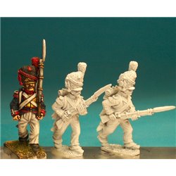 Grenadiers in Bearskin Advancing high porte