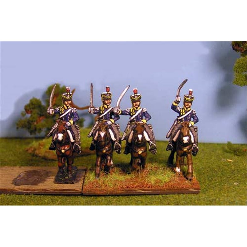 British & KGL Light Dragoons Charging