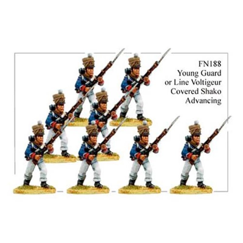 French Young Guard Infantry In Campaign Dress Advancing