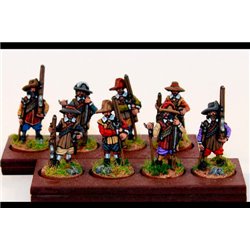 Musketeers standing (8 figures)