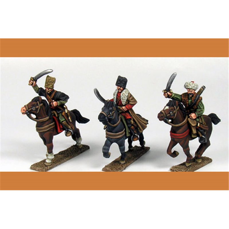 Mounted Cossacks with sword