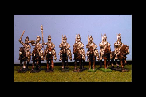 Cuirassier Shoulderd Sword at Rest x 8 with Command