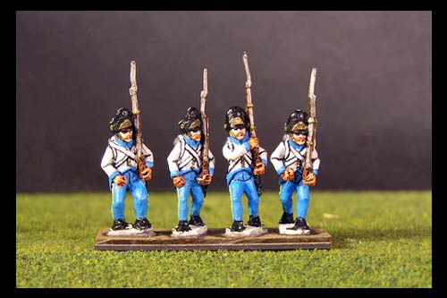 Hungarian Grenadiers Marching in Bearskin.