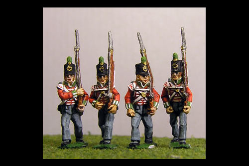 Light Infantry Marching Stovepipe Shako x 8 (4 variants, 2 of each)