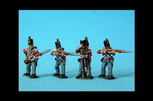 Light Infantry Firing/Skirmish Stovepipe Shako x 8 (4 variants, 2 of each)