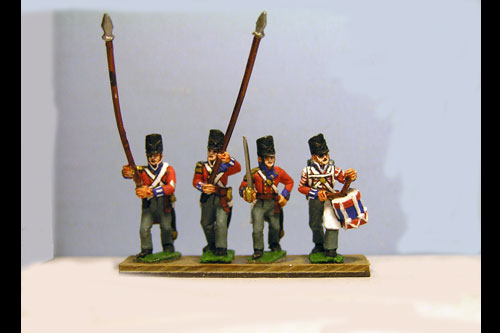 Hanover Line Command Marching Covered Belgic Shako