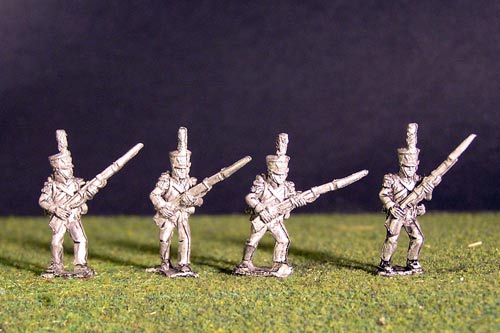 2nd Rgt Voltigeurs Advancing Plume & Epaulettes. (3 variantes)