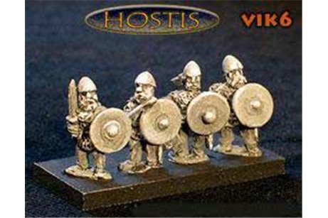 Viking Huscarls shield and sword (8 figures per pack)