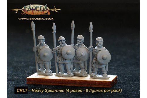 Frankish heavy Spearmen  (8 foot Figures)