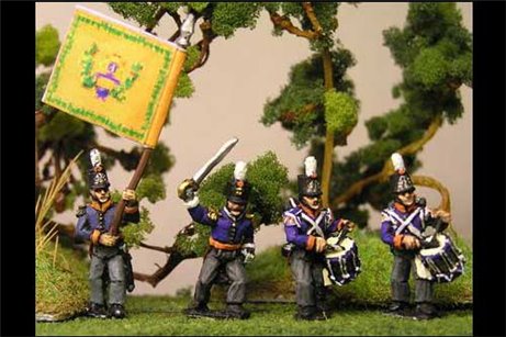 Netherlands Militia Command Marching/Advancing