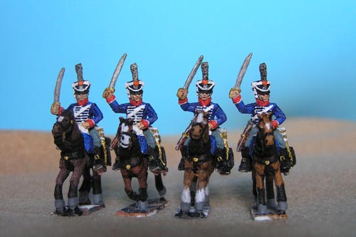 4th Dutch Light Dragoons Charging