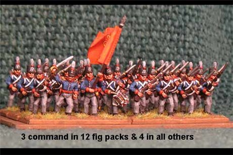 Netherlands Militia Advancing 12 figs