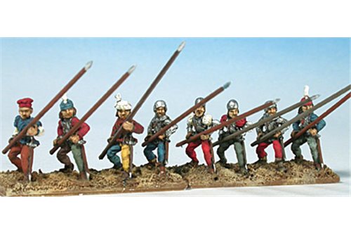 Swiss pikmen of first rank (assorted, 6 different positions)