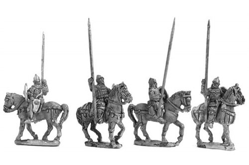 Turcopoles with walking horses (4 variants)