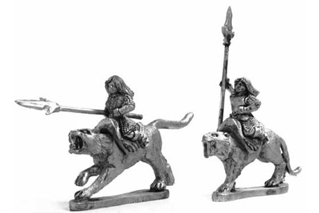 Amazons Cat Riders with spear