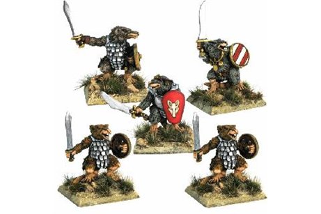 Ratscum with sword and shield