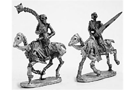 Skeleton Cavalry with two handed weapons 3