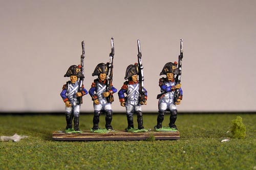 Grenadiers March Attack in Bicorne (1791-1808) & Voltigeurs from 1804  Full Dress