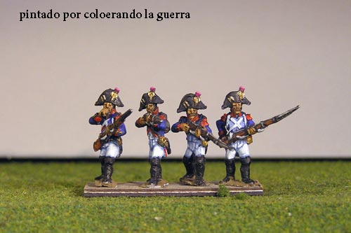 Grenadiers Firing Line/Skirmish in Bicorne (1791-1808)  & Voltigeurs from 1804 Full Dress