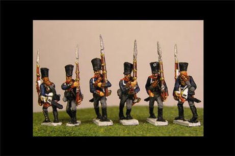 Prussian Line Infantry Marching (4 variants)