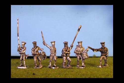 Prussian Reserve Infantry Command in Caps x8 (6 variants, )