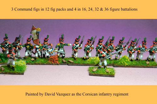 Light Infantry Advancing 1800-1807. Side plume, hussar gaiters.