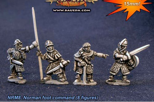 Norman foot command (8 figures).