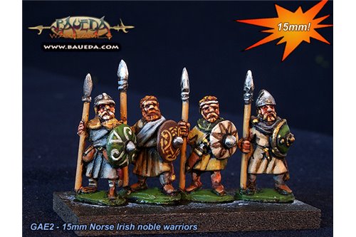 Norse Irish Noble warriors (8 foot Figures)