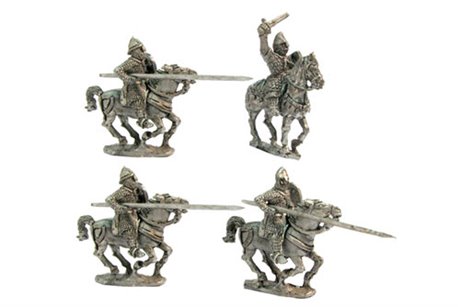 Heavy cavalry charging 2, XII Cent.