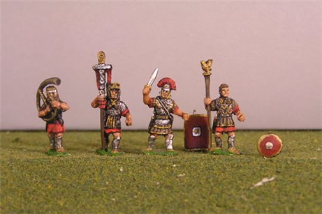 Imperial Roman Command set including shields.