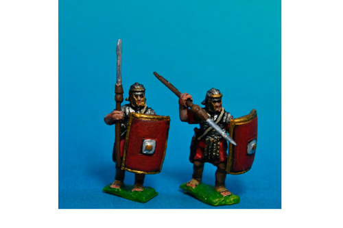 Legionary Throwing, includes pilums and shields.