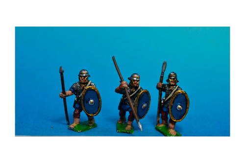 Auxiliary Advancing. Separate spears and shields included.