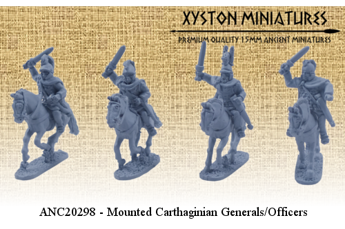 Mounted Carthaginian Generals/Officers