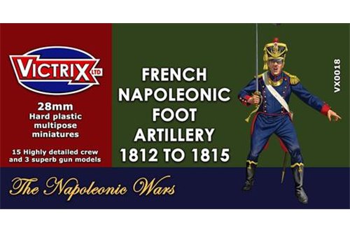 28mm Napoleonic French Artillery 1812 to 1815