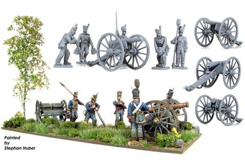 Napoleonic British Foot Artillery (3 artillery & 15 crew)