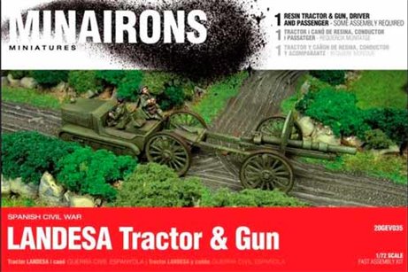 LANDESA TRACTOR & GUN - BOXED KIT