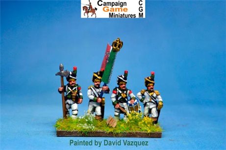 Italian Guard Velite Grenadiers (Veliti Reale) Command Standing.