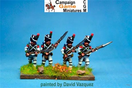 Italian Guard Velite Chasseurs/Carabinier (Veliti Reale) Advancing