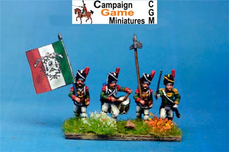 Italian Guard  Grenadiers (Reale) Command Marching/Advancing