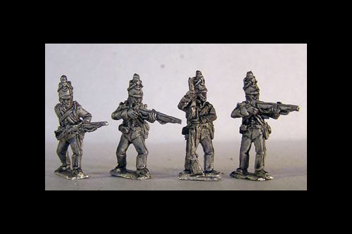 Peninsular British Riflemen Firing Line / Skirmish 12 figs