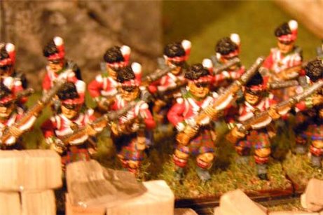 Peninsular Scottish infantry in Kilts Advancing 12 figs
