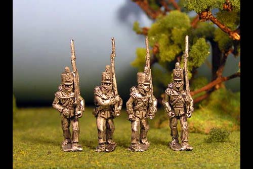 British Light Infantry Marching Stovepipe Shako 12 figs