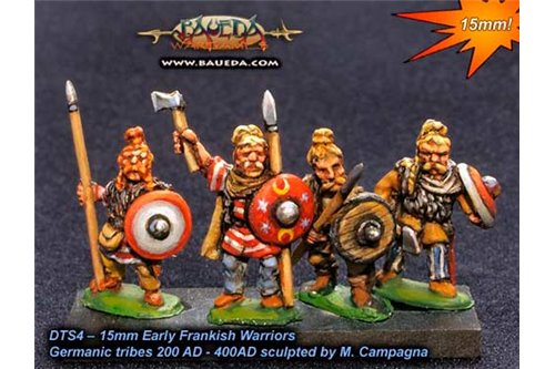 Early Frankish Warriors x8