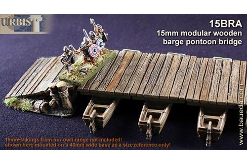 A modular barge bridge set