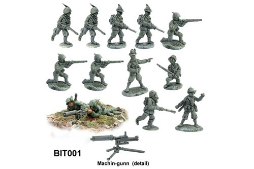 Blister of Alpini mixed in different figures (12 pieces)