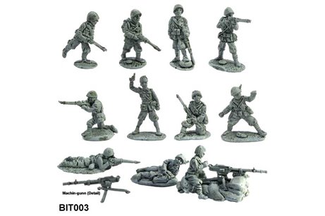 Line Infantry 1940-1945 in different position (12 pz)